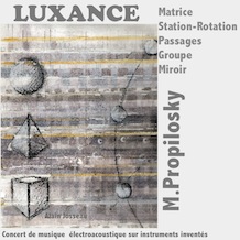 Album Luxance - Michel Propilosky